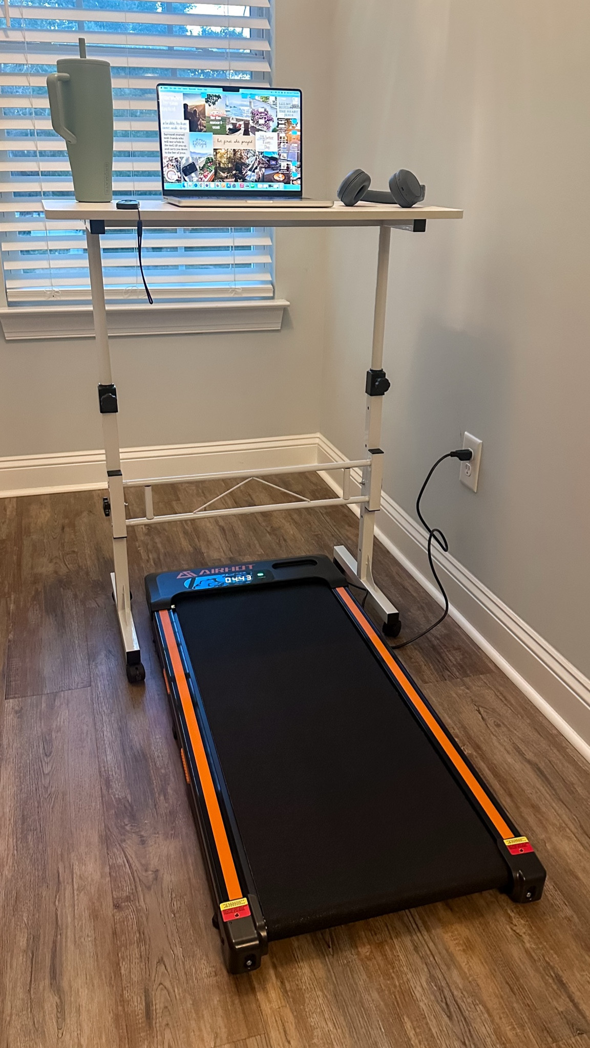 My new walking pad set up! Ready to get some work done while I get my steps in! 

#LTKHome #LTKActive #LTKFindsUnder100