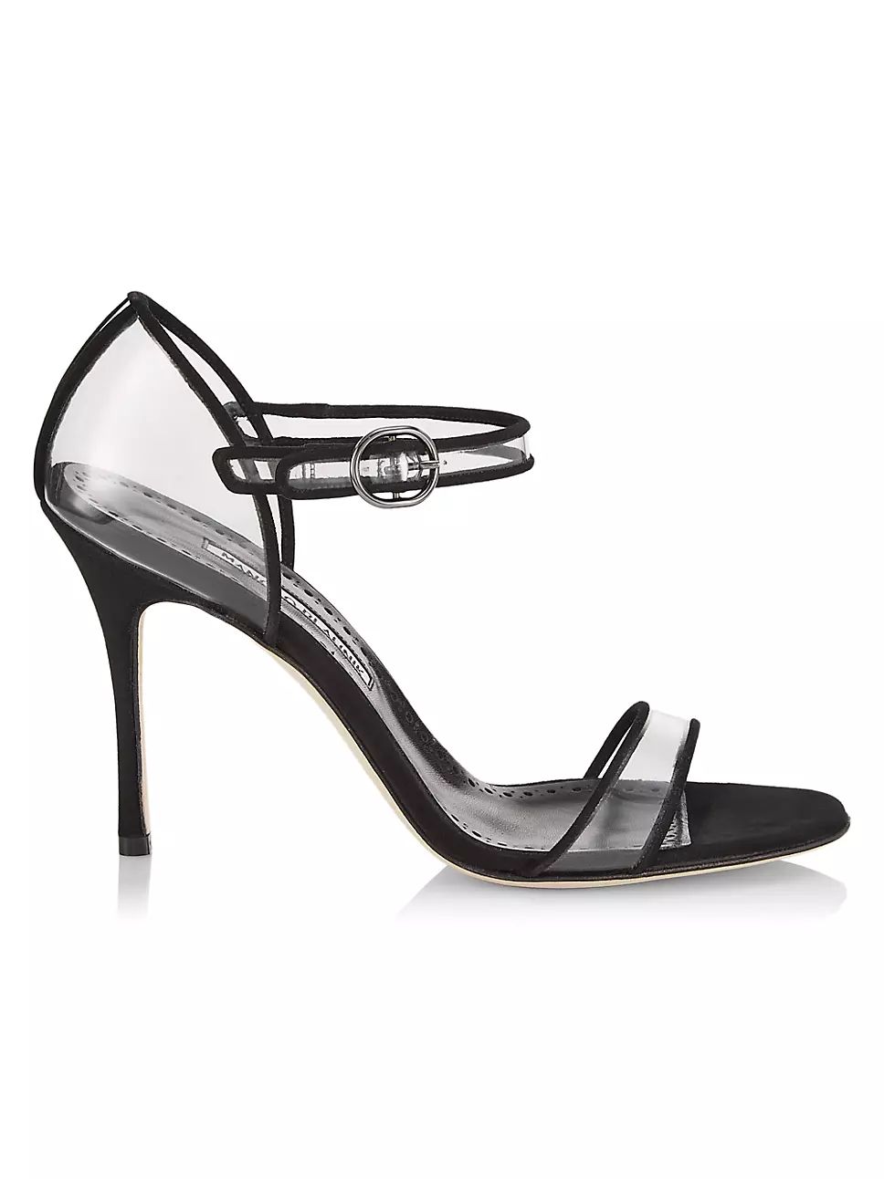 Fersen 105MM Suede-Trimmed PVC Sandals | Saks Fifth Avenue