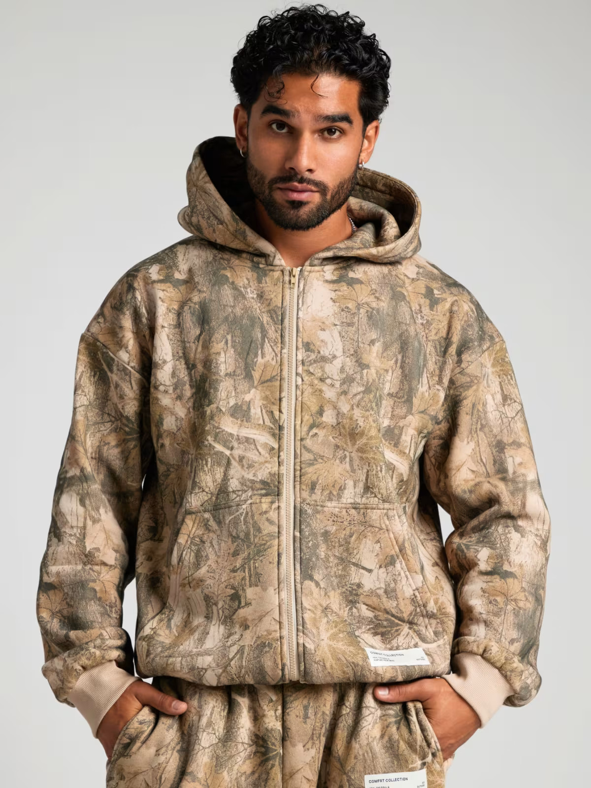 Camo Zip Hoodie — Comfrt | Comfrt