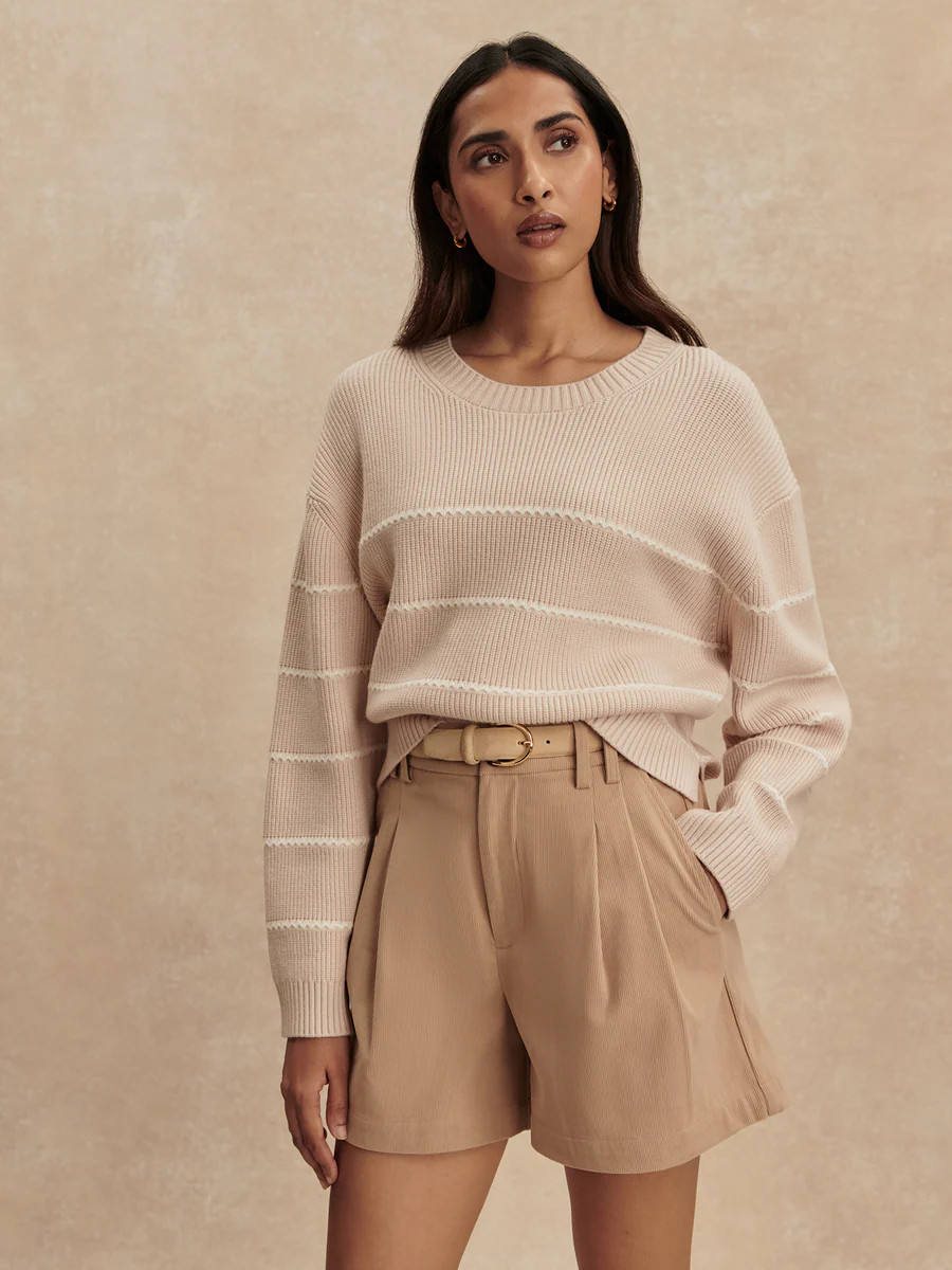 Meryl Stripe Knit Sweater | Varley US | Varley US