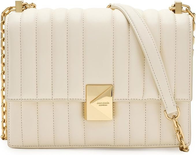 kate spade new york Women's Deco Leather Flap Chain Crossbody | Amazon (US)