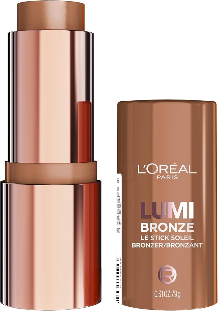 L'Oreal Paris Lumi Bronze Le Stick Soleil Bronzer Stick, Cream-To-Powder Bronzer For A Sunkissed ... | Amazon (US)