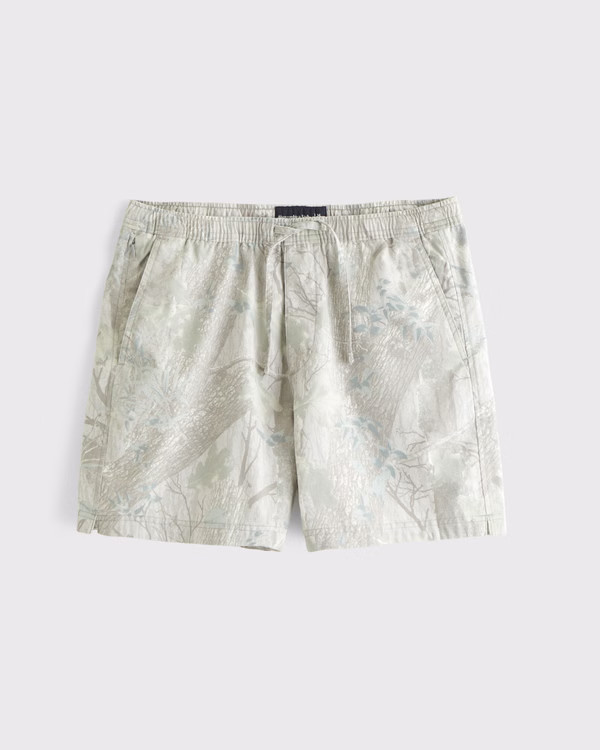 Men's Cotton-Blend Pull-On Short | Men's New Arrivals | Abercrombie.com | Abercrombie & Fitch (US)
