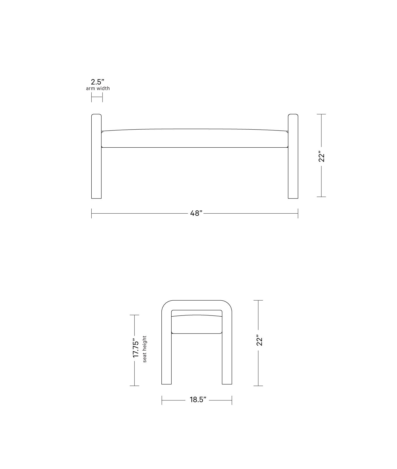 Rowan Bench | Interior Define