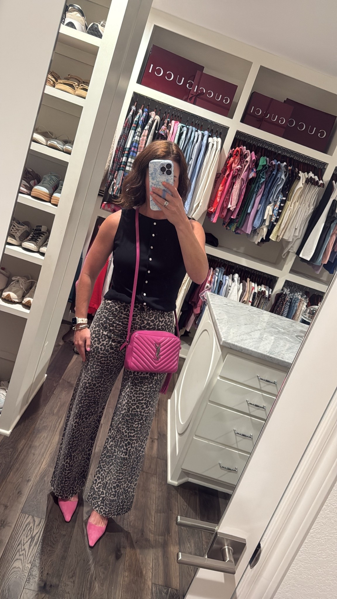 Sharing multiple ways to style leopard denim for fall. 

#LTKShoeCrush #LTKStyleTip #LTKOver40