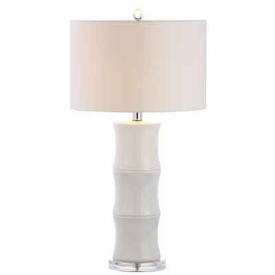 26.5" Ceramic Tiki Table Lamp (Includes Energy Efficient Light Bulb) - JONATHAN Y | Target