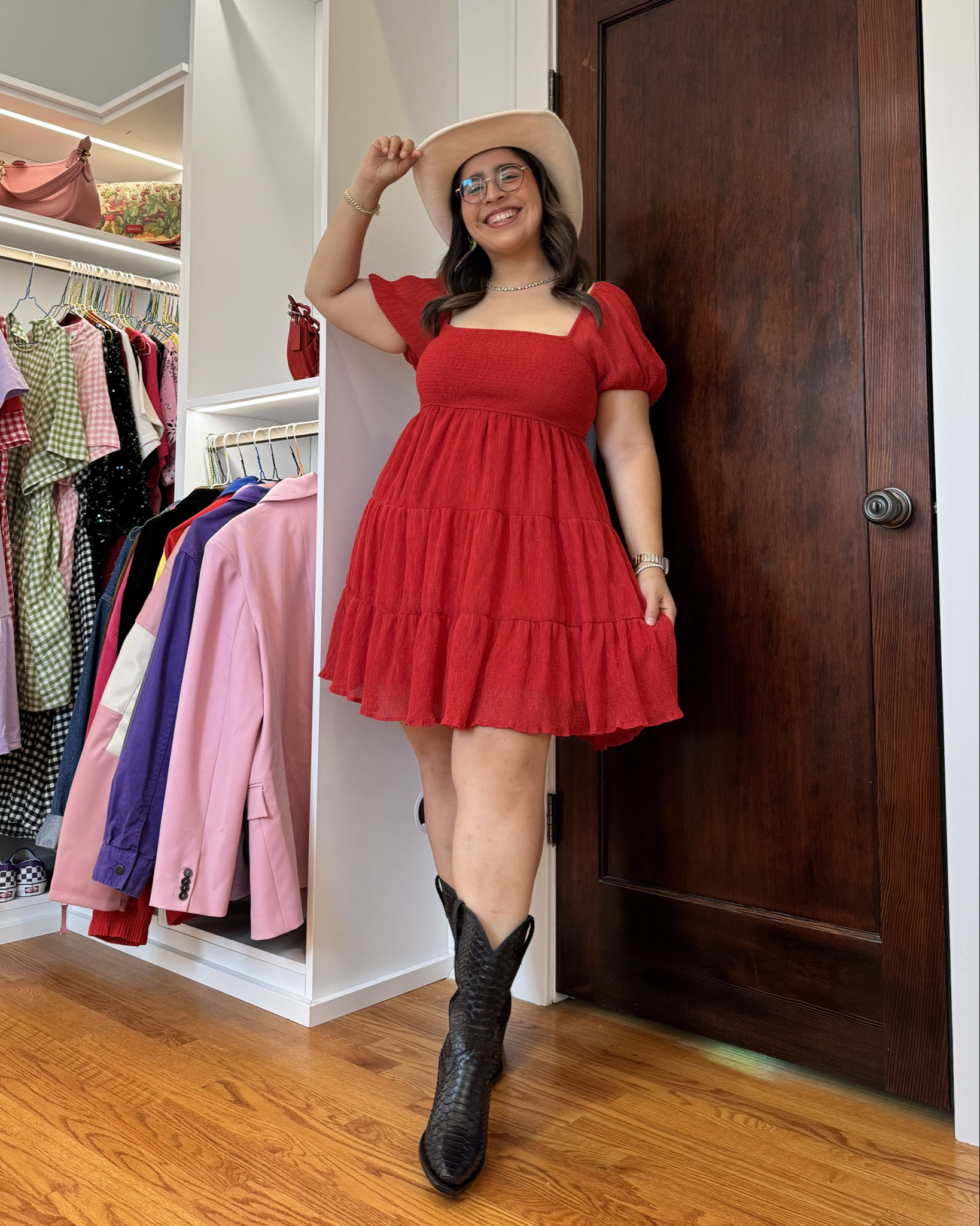 Wearing the Large in the dress!

#LTKFindsUnder100 #LTKMidsize #LTKSeasonal