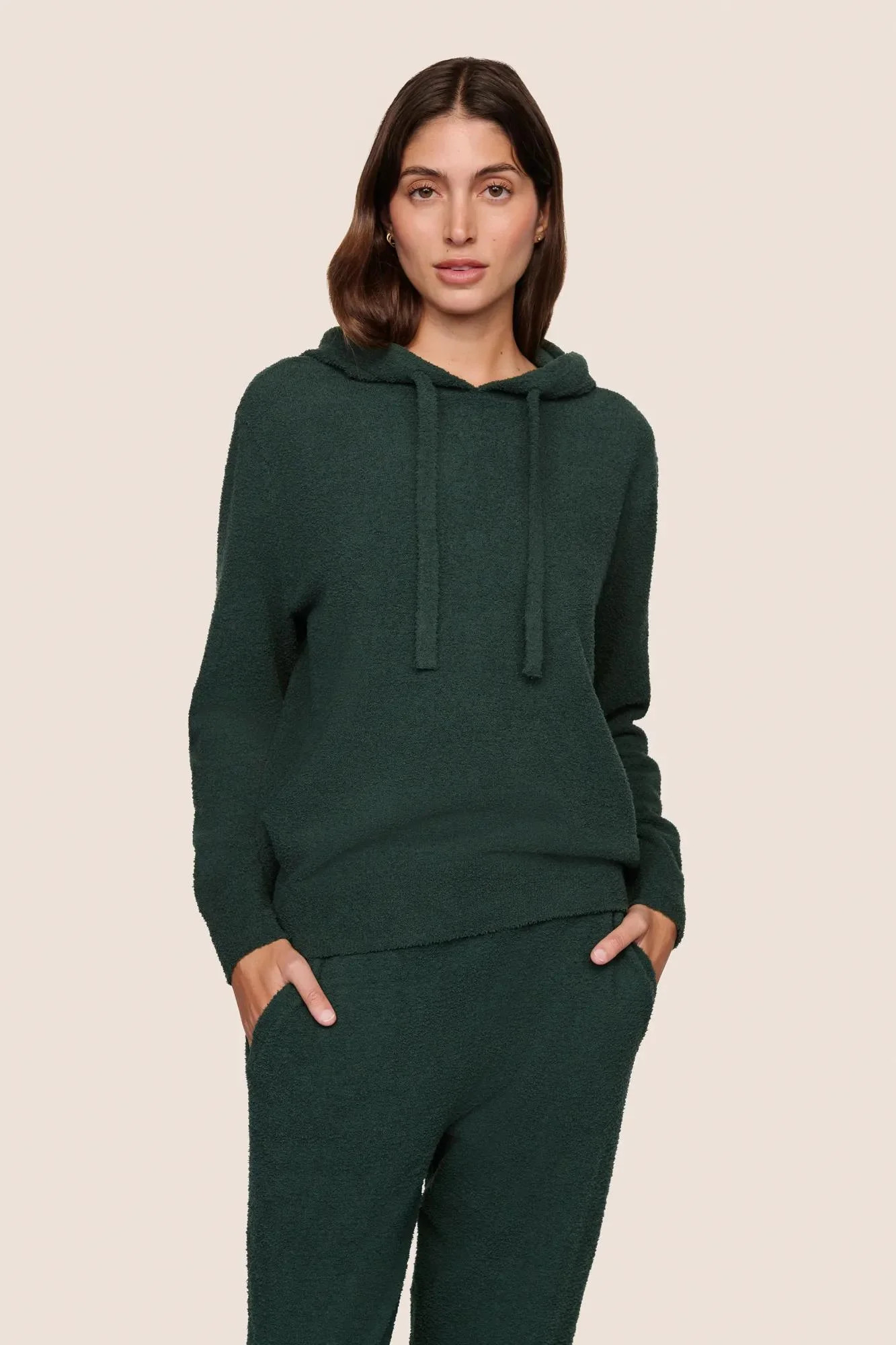 Recycled Boucle Hoodie | Eberjey