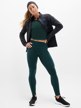 Altitude Fleece Lined Stash High Rise Legging | Athleta