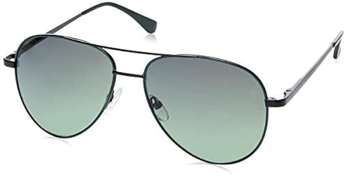 MAREINE Sunglasses Unisex Aviator Sunglasses Mirrored Lens Metal Frame | Amazon (US)