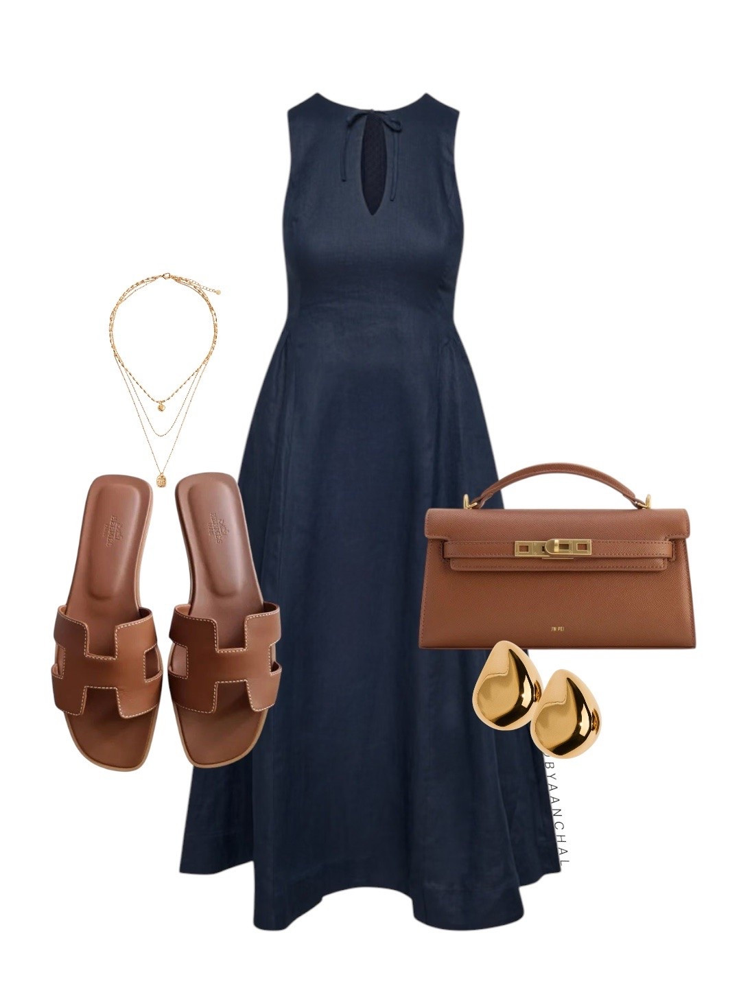 Navy blue dress and tan accessories outfit


Navy blue dress
Aritzia 
Hermes oran sandals
Tan bag
Modest outfit
Classy chic outfit

#LTKsummer #LTKmodest #LTKbag