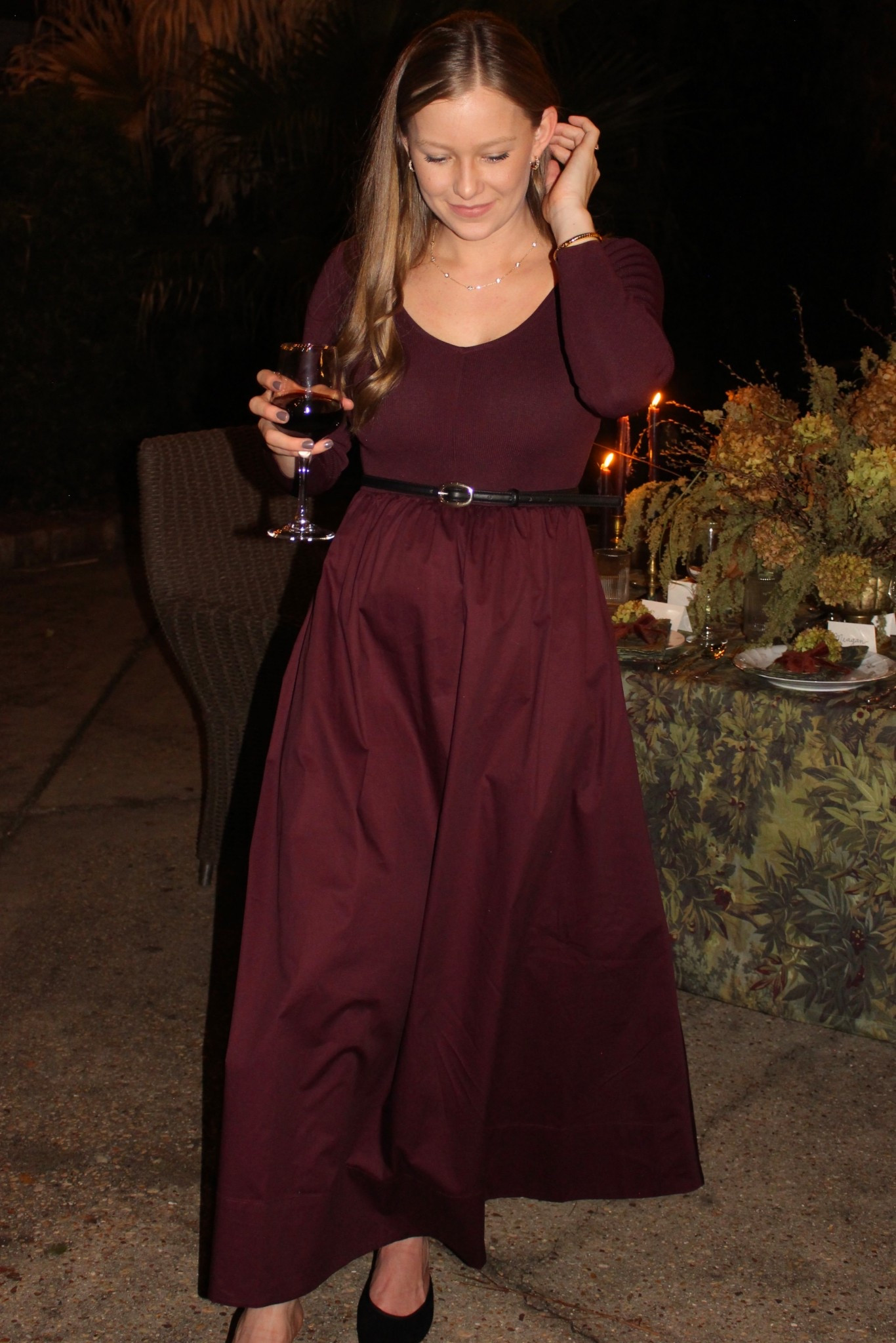 The perfect @tuckernuck dress for your next dinner party. The color. The quality. The silhouette. Every part of this dress is perfect. I styled it with a leopard coat to incorporate a playful element!

#tuckernuckpartner #likeit Wine colored dress, burgundy, maxi dress, velvet heels, gold jewelry, hoop earrings, leopard print, holiday outfit, dinner party, nye, ootd, elevated everyday, fall outfit, autumn outfit, fall style, autumn style


#LTKSeasonal #LTKFindsUnder100 #LTKStyleTip