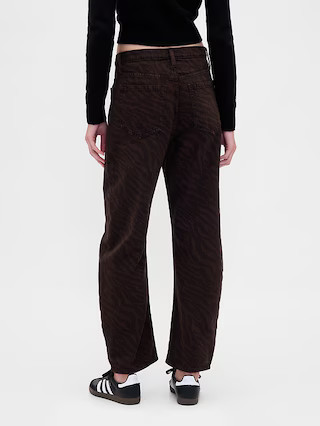 High Rise Barrel Jeans | Gap (US)