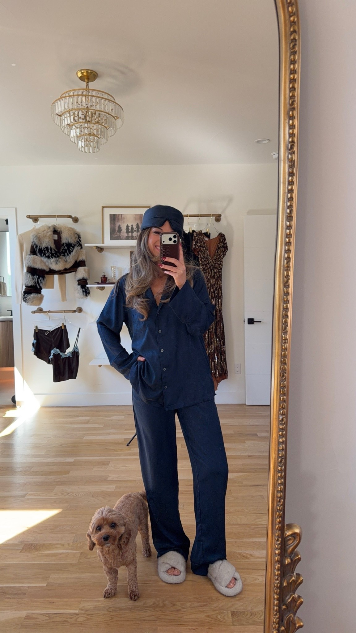 navy satin pajama set with a button-up long-sleeve top wide-leg pants Victoria’s secret sleep set ✨

wearing smalls & mediums on bottoms

lingerie, matching sets, underwear, bra, panties, nighty, pjs, Victoria’s Secret, intimates, babydoll, robe

#LTKootd #LTKselfcare #LTKU