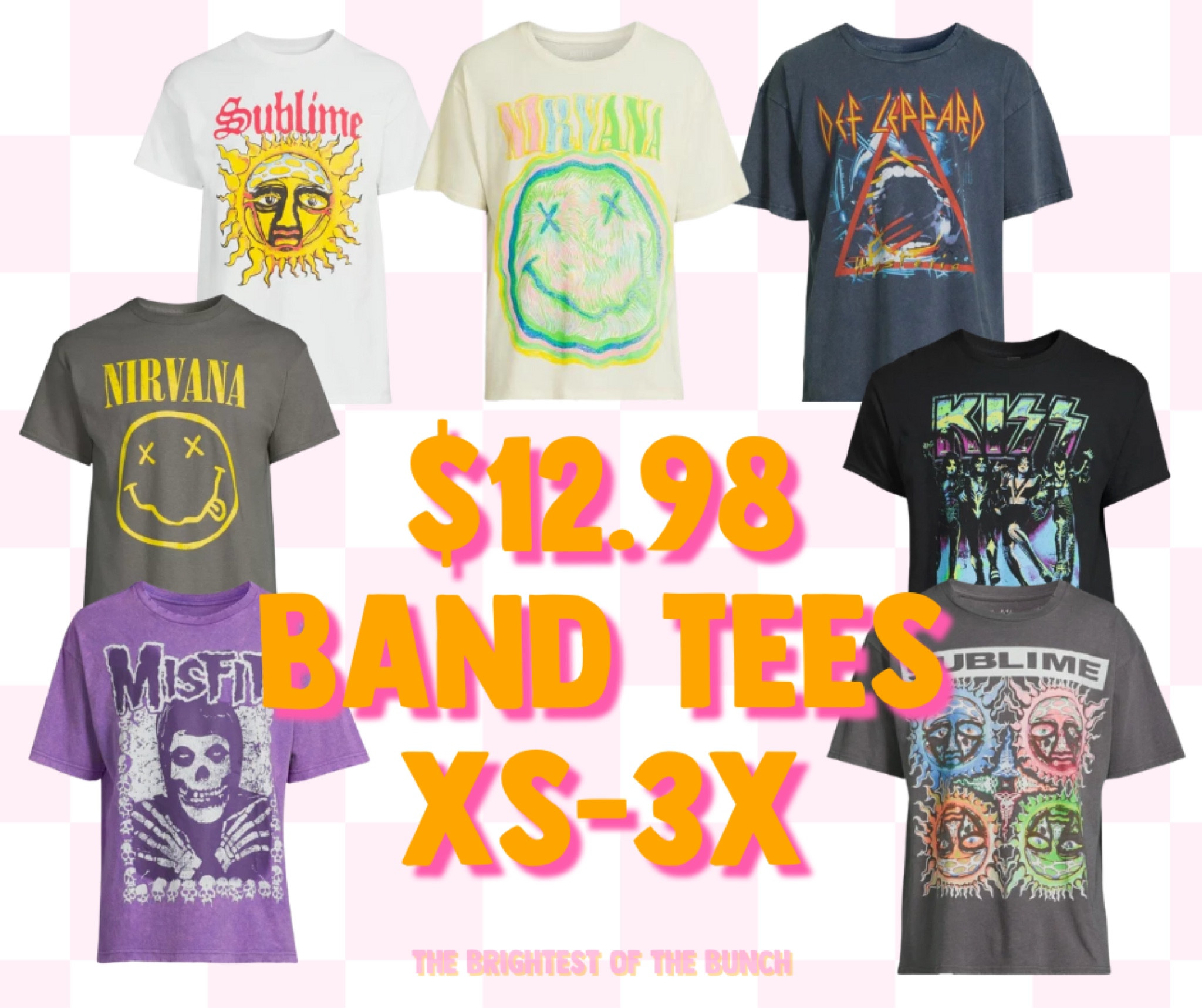 $12.98 Band Tees! XS-3X and perfect with bike shorts for summer ☀️ 

#LTKstyletip #LTKfindsunder50 #LTKplussize