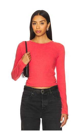 Free People x We The Free Nova Tee In Rococco Red in Red. - size M | Revolve Clothing (Global)