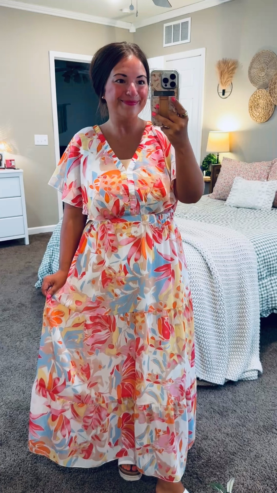 Romantic florals, a flattering fit, and an easy-to-wear silhouette... this Amazon maxi checks every box. 💐 Perfect for weddings, brunches, baby showers, and all your summer events!

sandals: fit true to size // wearing a 5
dress: fits true to size // wearing a large 

 #LTKootd #LTKSeasonal #LTKMidsize
