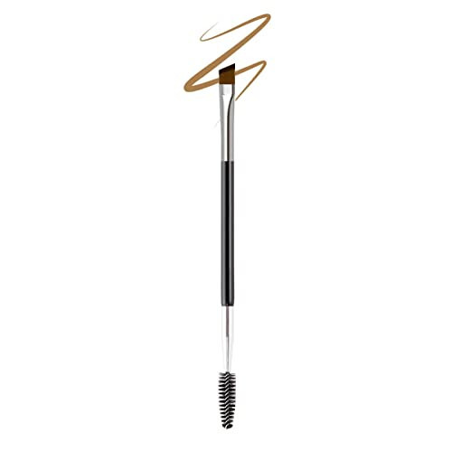 qiipii Professional Double-Ended Angled Eyebrow and Spoolie Brush - Makeup Grooming Tool for Precision Application of Brow Powders, Shaping and Lash Grooming | Amazon (US)