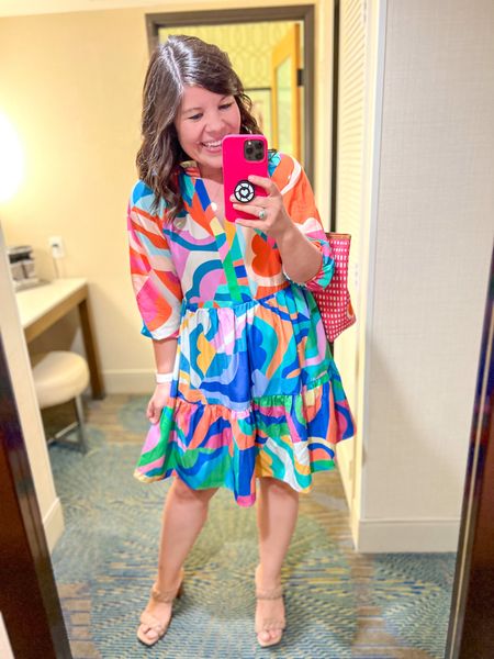 What I wore to a work dinner in Palm Springs 🧡🩷💙 wearing size small!

This print sold out but new prints linked!

#LTKStyleTip #LTKSeasonal #LTKFindsUnder100