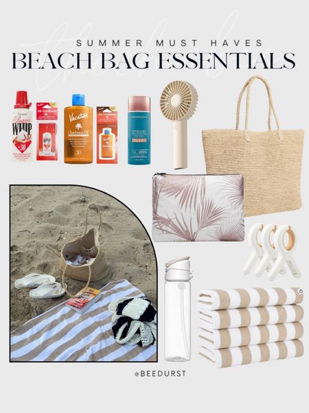 Summer beach bag essentials from Amazon, what’s In my beach bag for summer vacation must haves for the beach, summer spf, affordable beach must haves 

#LTKItBag #LTKSeasonal #LTKSwim