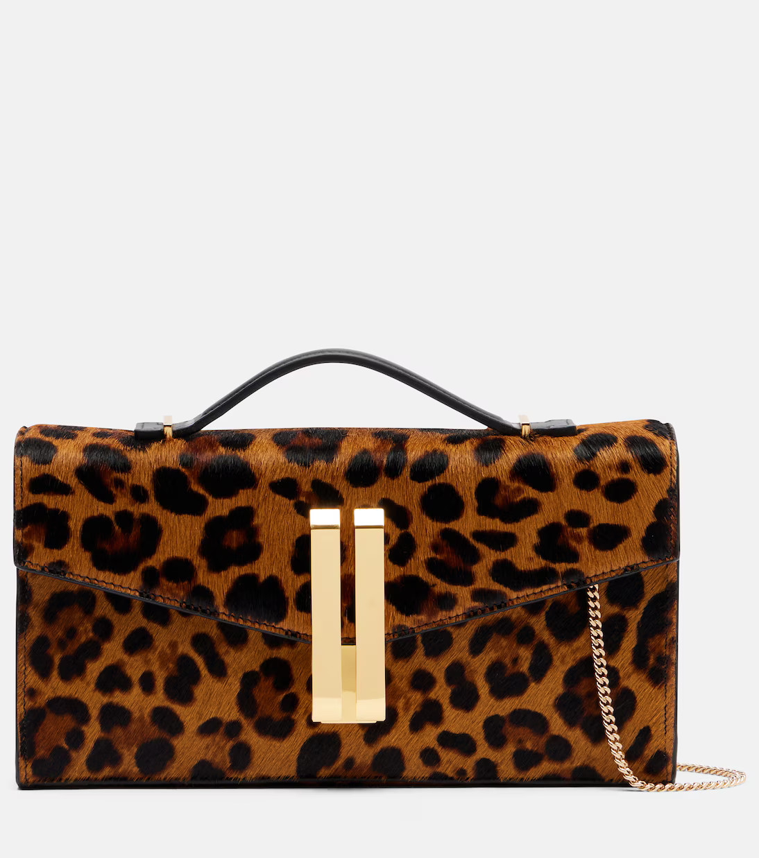 Vancouver leopard-effect calf hair clutch | Mytheresa (INTL)