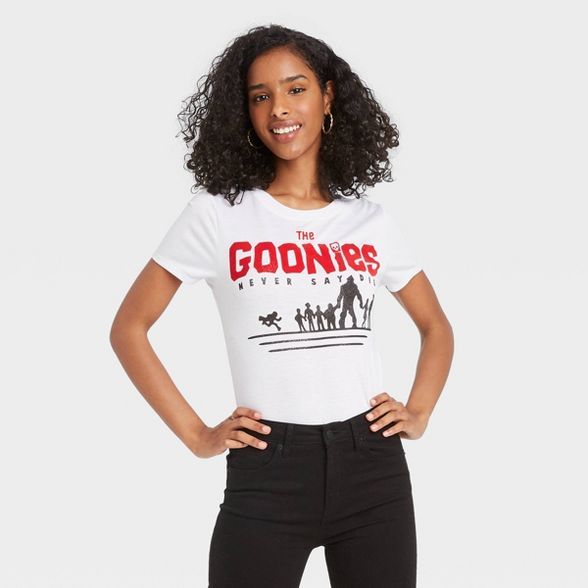 Women's The Goonies Short Sleeve Graphic T-Shirt - White | Target