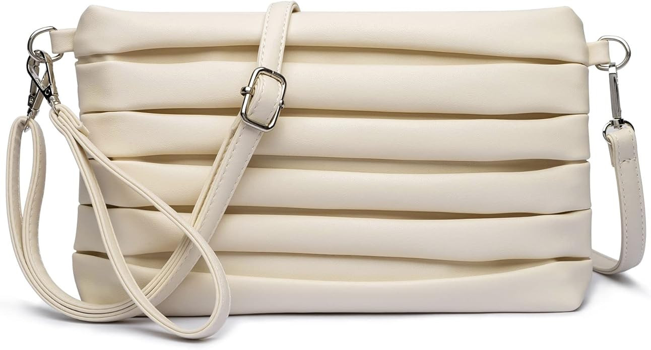 Small Crossbody Shoulder Bag for Women, Trendy Simple Shoulder Purses, Clutch Wallet with Wristle... | Amazon (US)