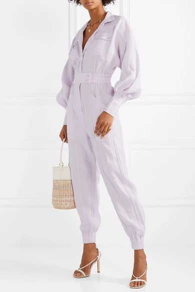 Ninety-Six Racer linen jumpsuit | NET-A-PORTER (UK & EU)