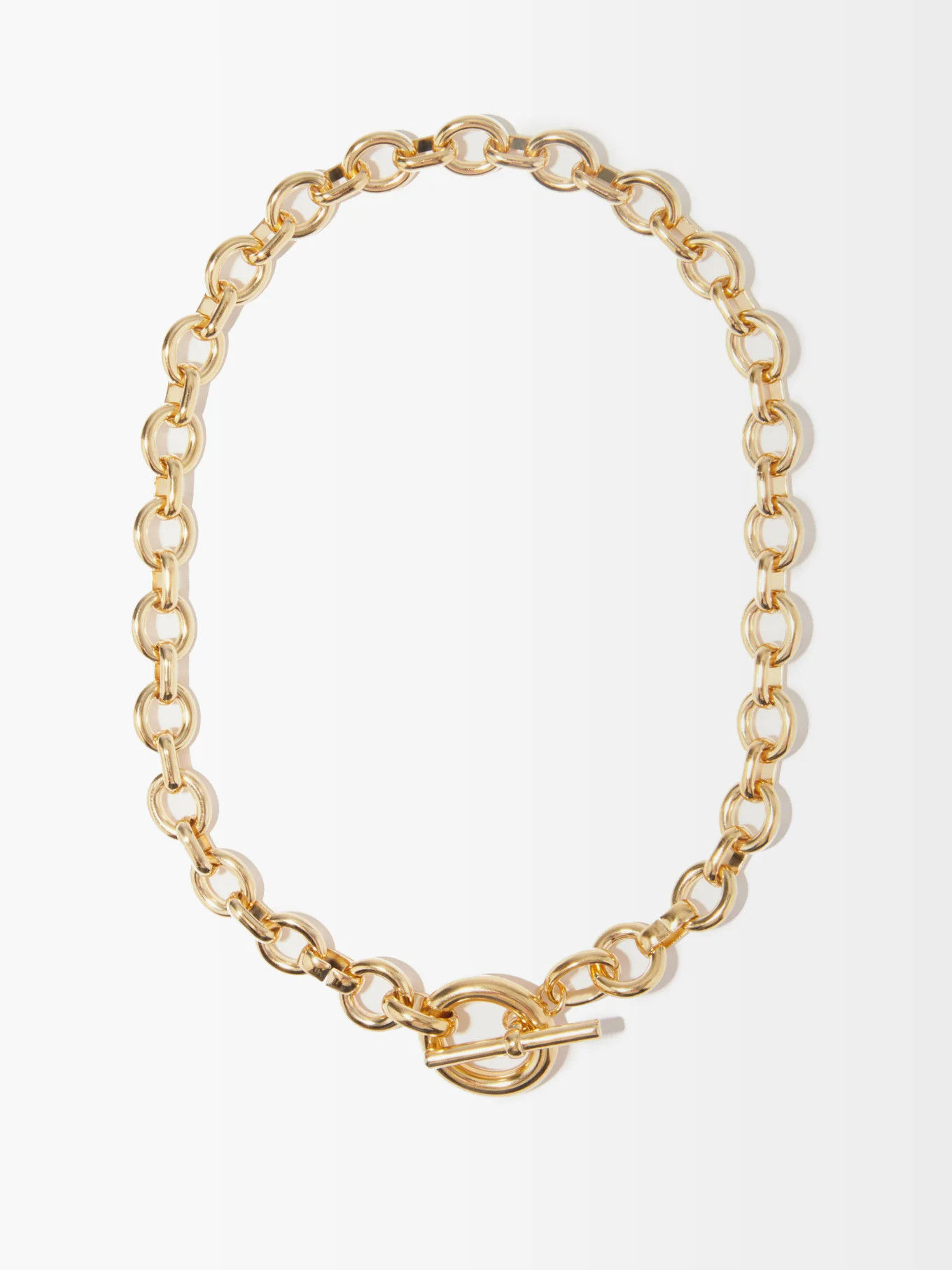 Portrait 14kt gold-plated chain necklace | Matches (UK)