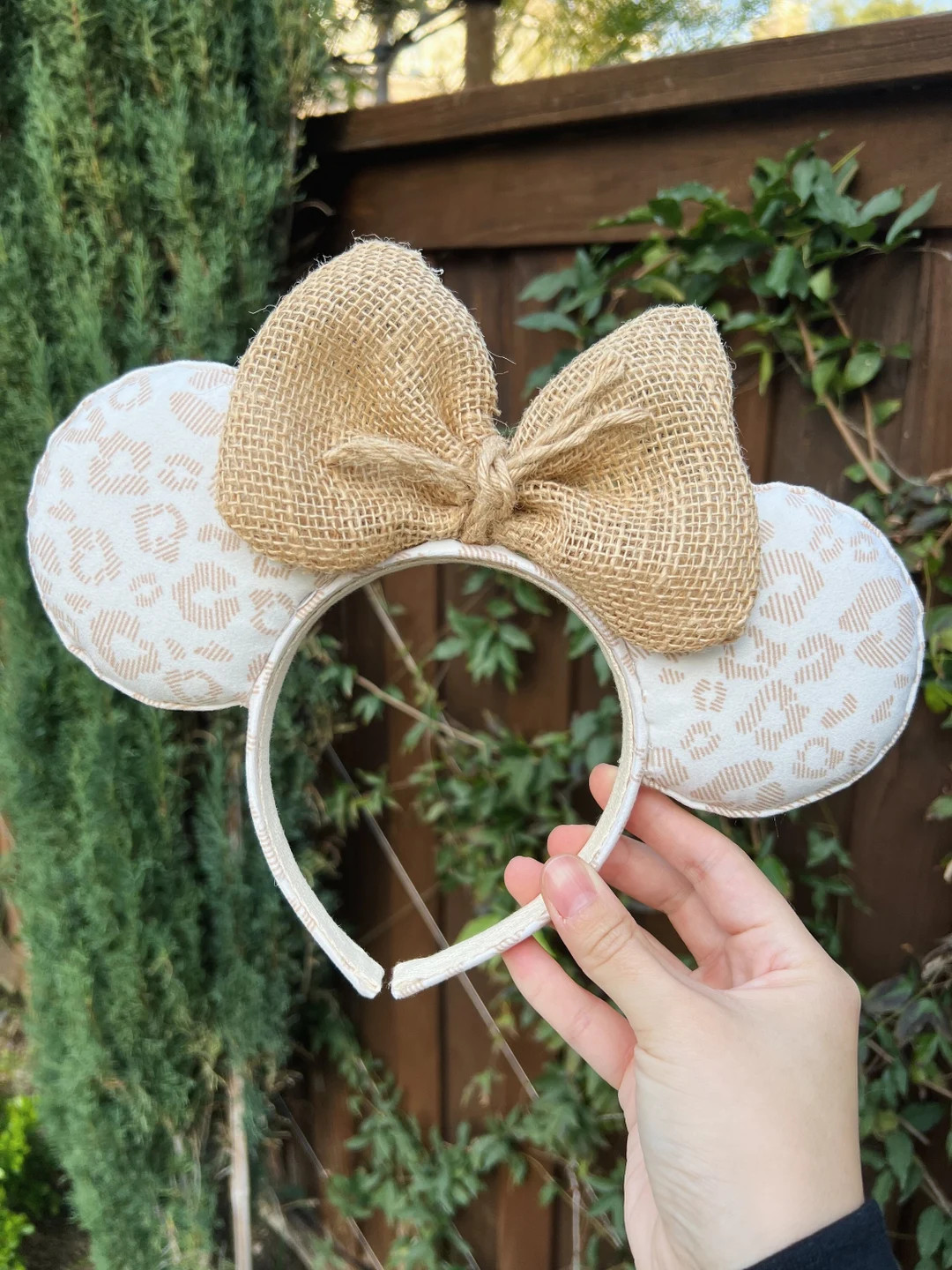 Animal print mouse ears / handmade mouse ears | Etsy (US)