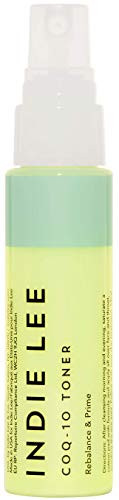 Indie Lee CoQ-10 Face Toner-Travel Size Refreshing, Hydrating Mist for All Skin Types - Hyaluronic Acid, Aloe + Chamomile - Alcohol + Essential Oil-Free Facial Toner-TSA Approved Travel Skincare(30ml) | Amazon (US)