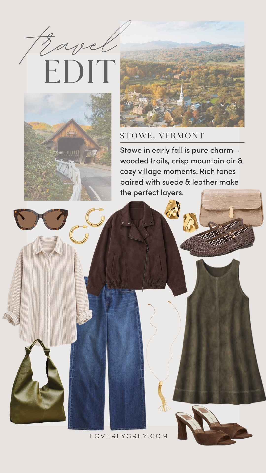 If I was headed up to Vermont this season, here are the pieces I would pack! Loving these rich tones!

Loverly Grey, Stowe Vermont outfit ideas, fall fashion, fall outfit ideas

#LTKootd #LTKSeasonal #LTKTravel