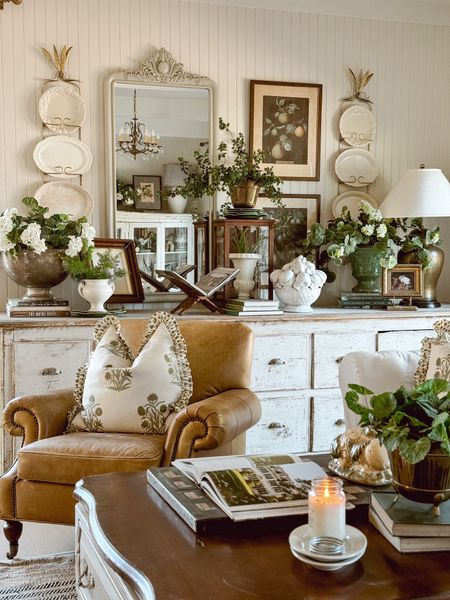 Cozy living room Made up of mostly antique and found items. 

#LTKHome