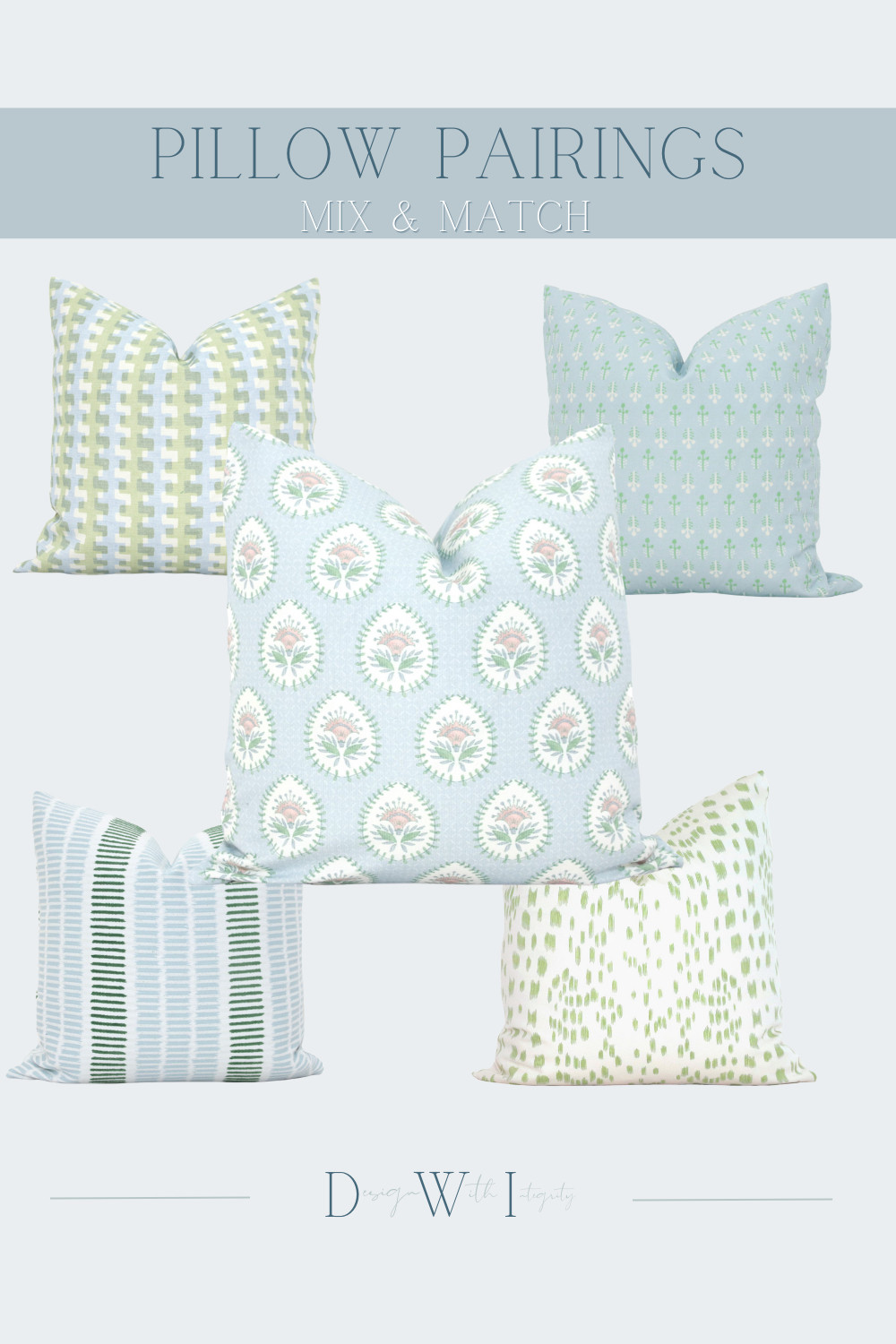 Mixing and matching pillows is one of the easiest ways to elevate your home decor. This curated pillow pairing combines soft blues and greens with playful patterns for a layered, designer look. Whether styled on a sofa, bed, or accent chair, these pillows create dimension and texture while tying the room together. Which pattern is your favorite? Shop the look and bring effortless style into your space.

#pillowpairings #pillowdecor #homedecorideas #interiordecorinspo #mixandmatchdecor #interiorstylingideas #ltkdecor #ltkhome #shopthepost #cozyhomedecor #pillowstyling #seasonaldecorideas #decoratingideas #homestylinginspo #homedecoraesthetic #decorpillows #sofastyling #bedroomdecorideas #throwpillows #moodboarddecor #pillowlove #homedecortrends #interiordesignstyle #livingroominspo #interiorandhome 

 #LTKHome