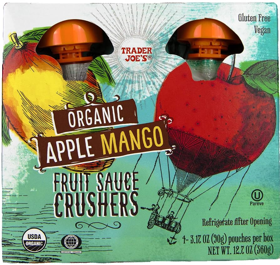 Trader Joe's Organic Apple Mango Fruit Sauce Crushers | Amazon (US)