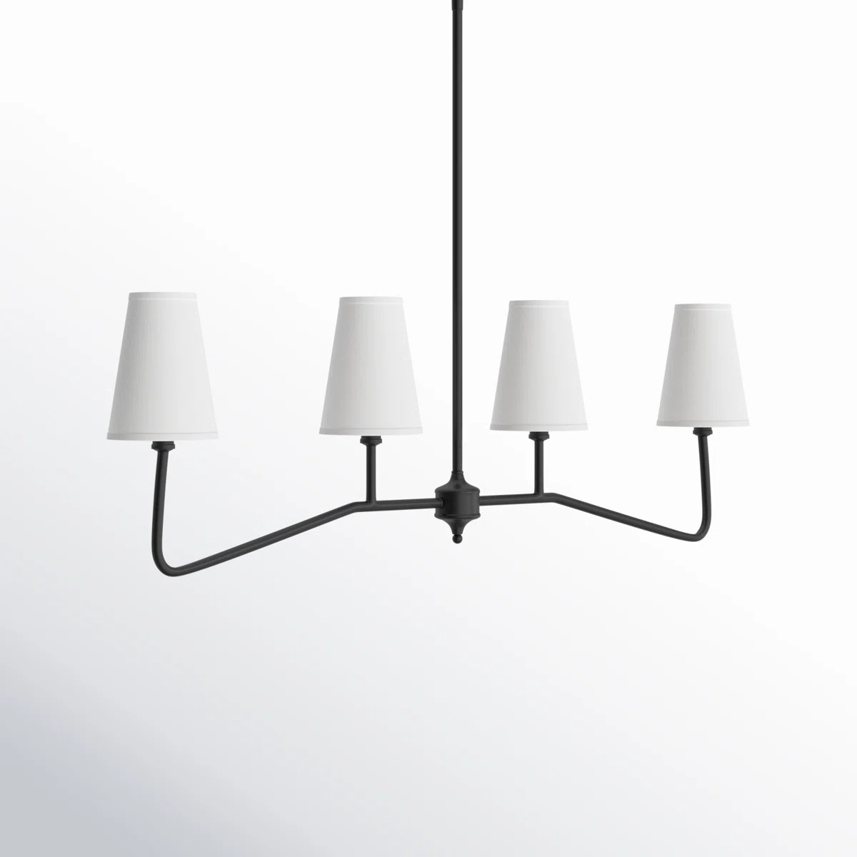 Diana 4 - Light Kitchen Island Linear Pendant in Black | Wayfair North America