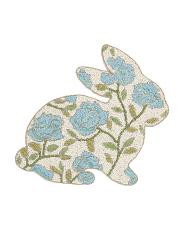 Figural Floral Bunny Beaded Placemat | TJ Maxx