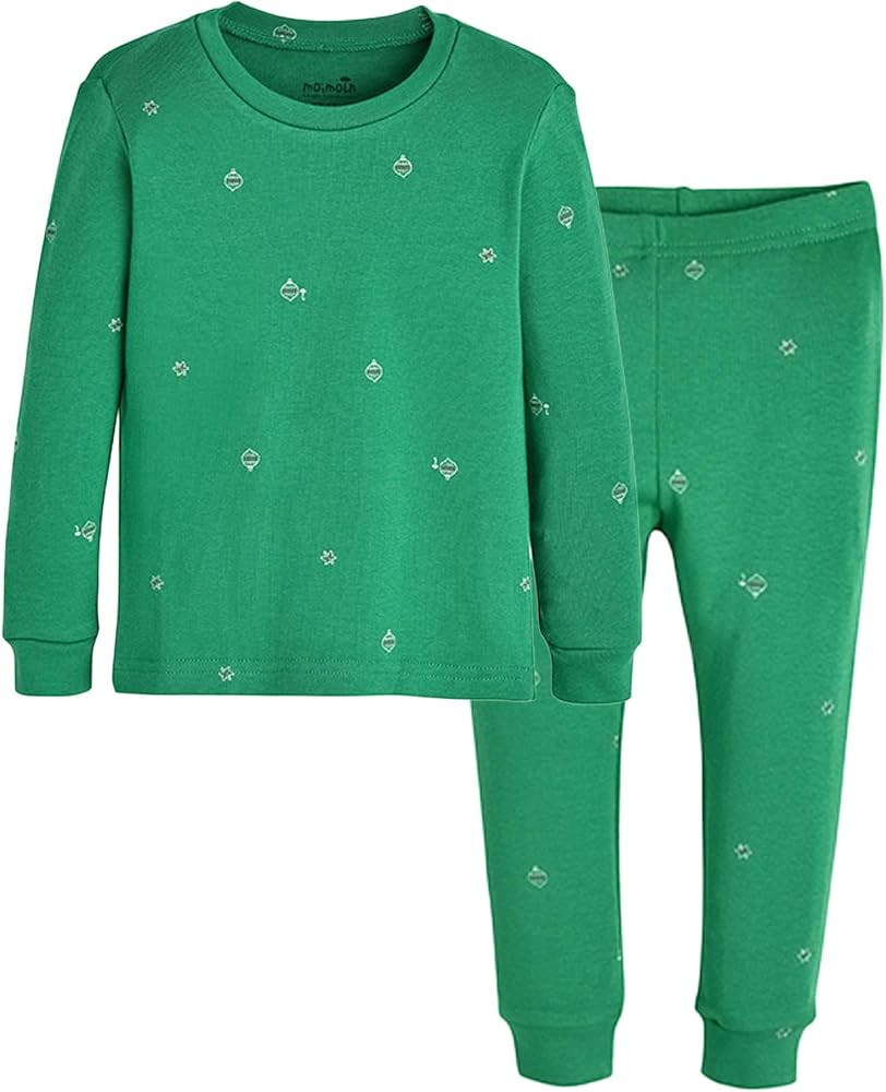 moimoln Sibling Matching 6M-8Y Soft Warm Cotton Modal Character Long-Sleeve Snug-Fit Pajama Sleep... | Amazon (US)