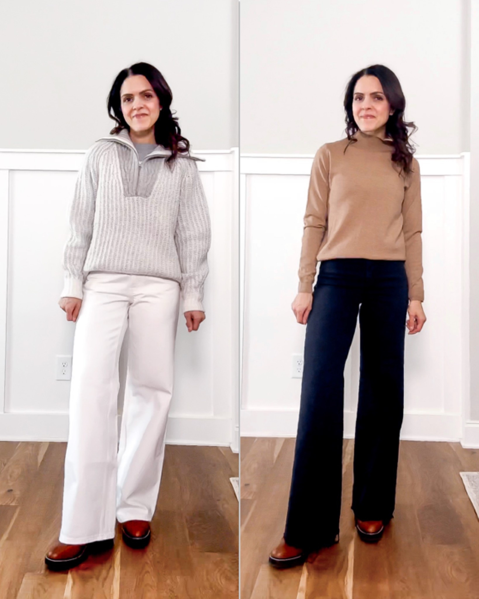 Ways to style Chelsea lug boots!  Linked exact or similar if you’d like to recreate these looks! Boots are older from @Madewell 

Everlane sweater, white jean
@SEZANE sweater
@Revolve Good American Jean

#stylechallenge #shopyourcloset #chelseaboots 


#LTKgrwm #LTKootd