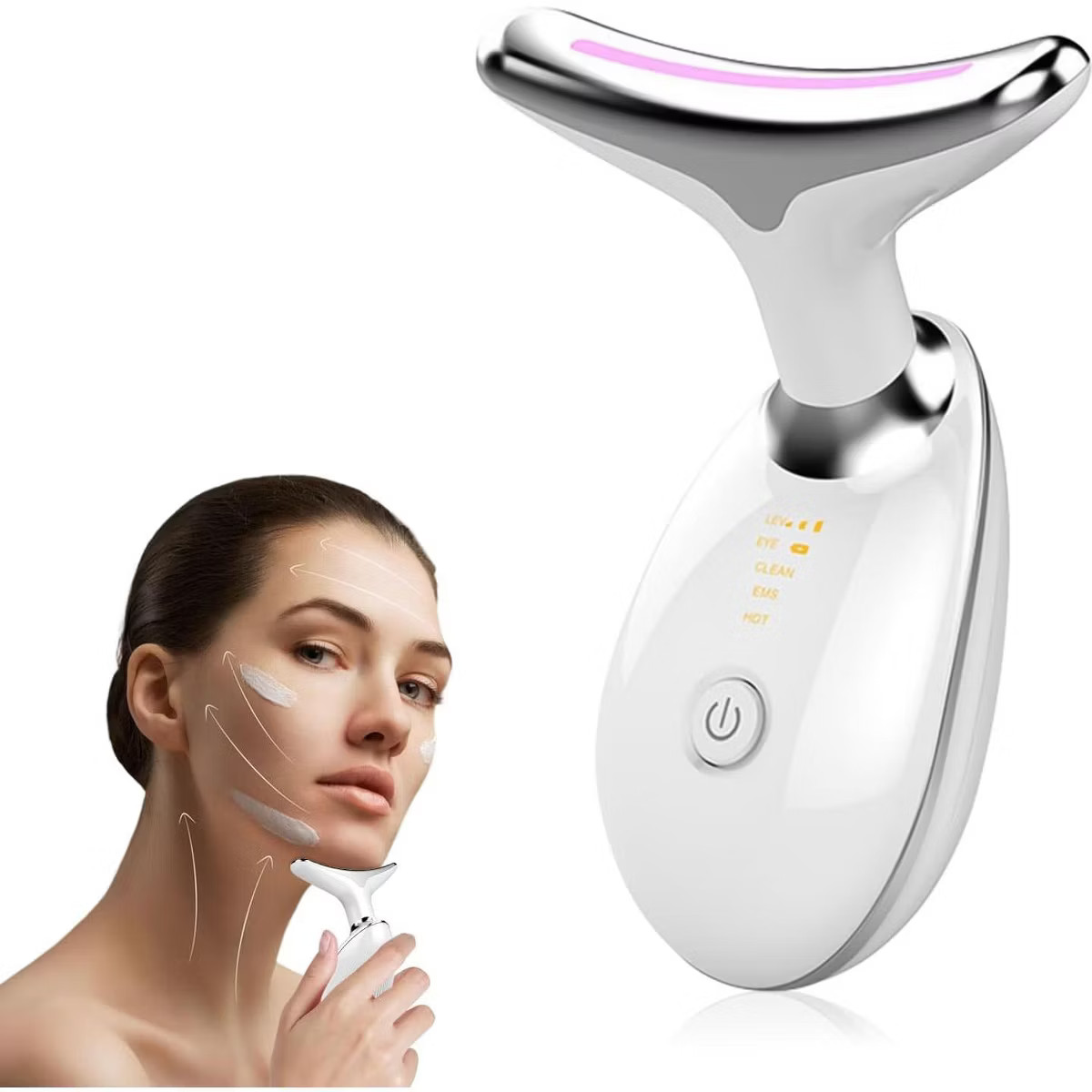 Neck Face Massager Face Sculpting Tool 3 Colour Modes and Vibration for Facial Massager for Doubl... | Target