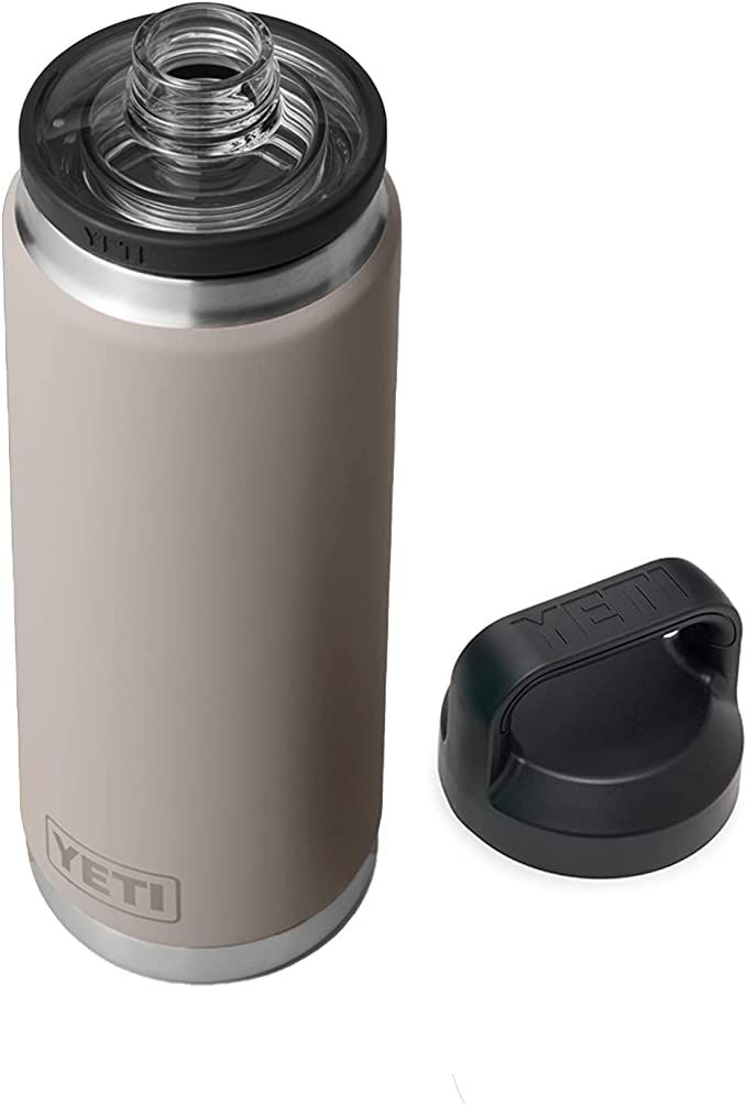 YETI Rambler 26 oz Bottle, Vacuum Insulated, Stainless Steel with Chug Cap, Sharptail Taupe | Amazon (US)