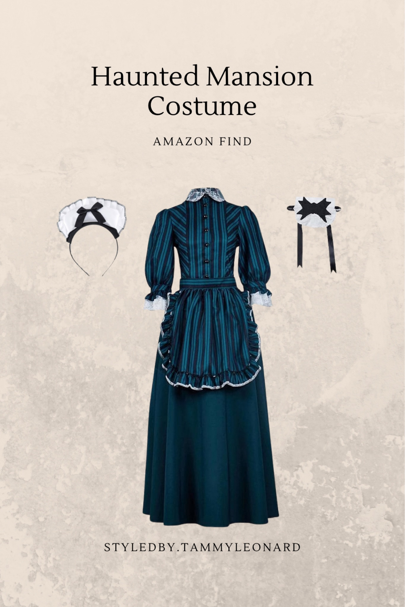 I found the most authentic Haunted Mansion inspired costume under $40 and ships fast! This will go perfectly with my DIY Haunted Mansion porch. Follow me @styledby.tammyleonard on IG for the reveal. Plus sizes available. 

#LTKPlusSize #LTKHalloween #LTKParties