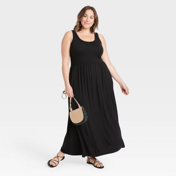 Women's Plus Size Sleeveless Knit Babydoll Dress - Ava & Viv™ | Target