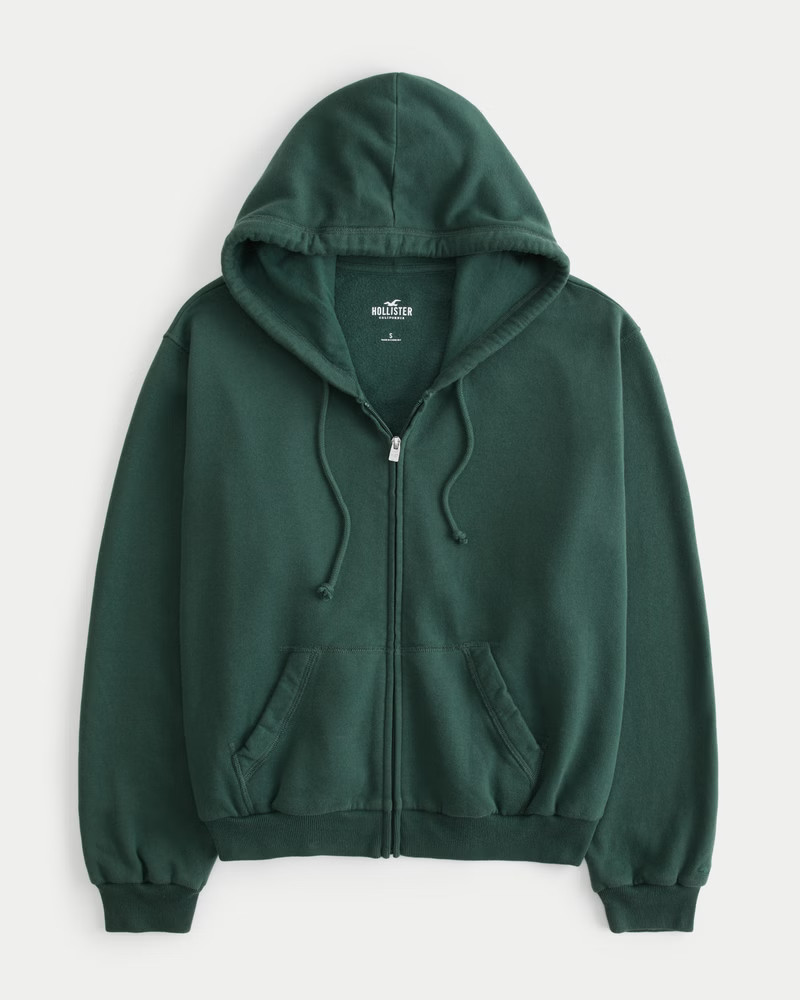 Feel Good Easy Full-Zip Hoodie | Hollister (US)