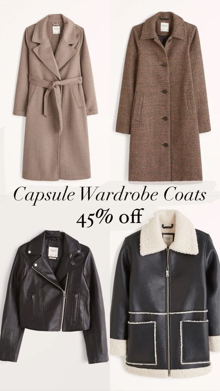 Capsule wardrobe coats on sale 30% off + 15% off with code AFLOVERLY 

#LTKCyberweek #LTKunder100 #LTKGiftGuide