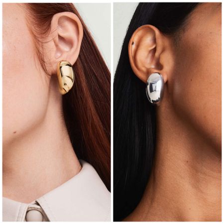 Love these mega dome 
earrings. So chic!

#LTKFindsUnder100 #LTKStyleTip #LTKWorkwear