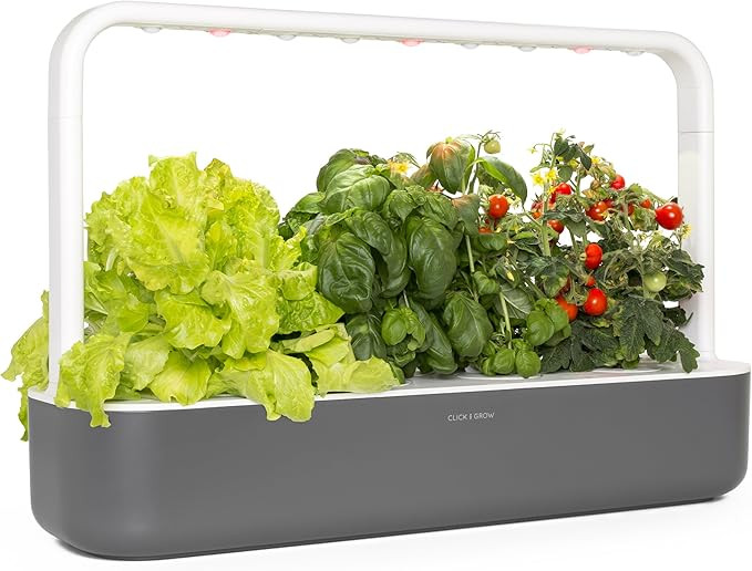 Click & Grow Indoor Herb Garden Kit with Grow Light | Easier Than Hydroponics Growing System | Sm... | Amazon (US)
