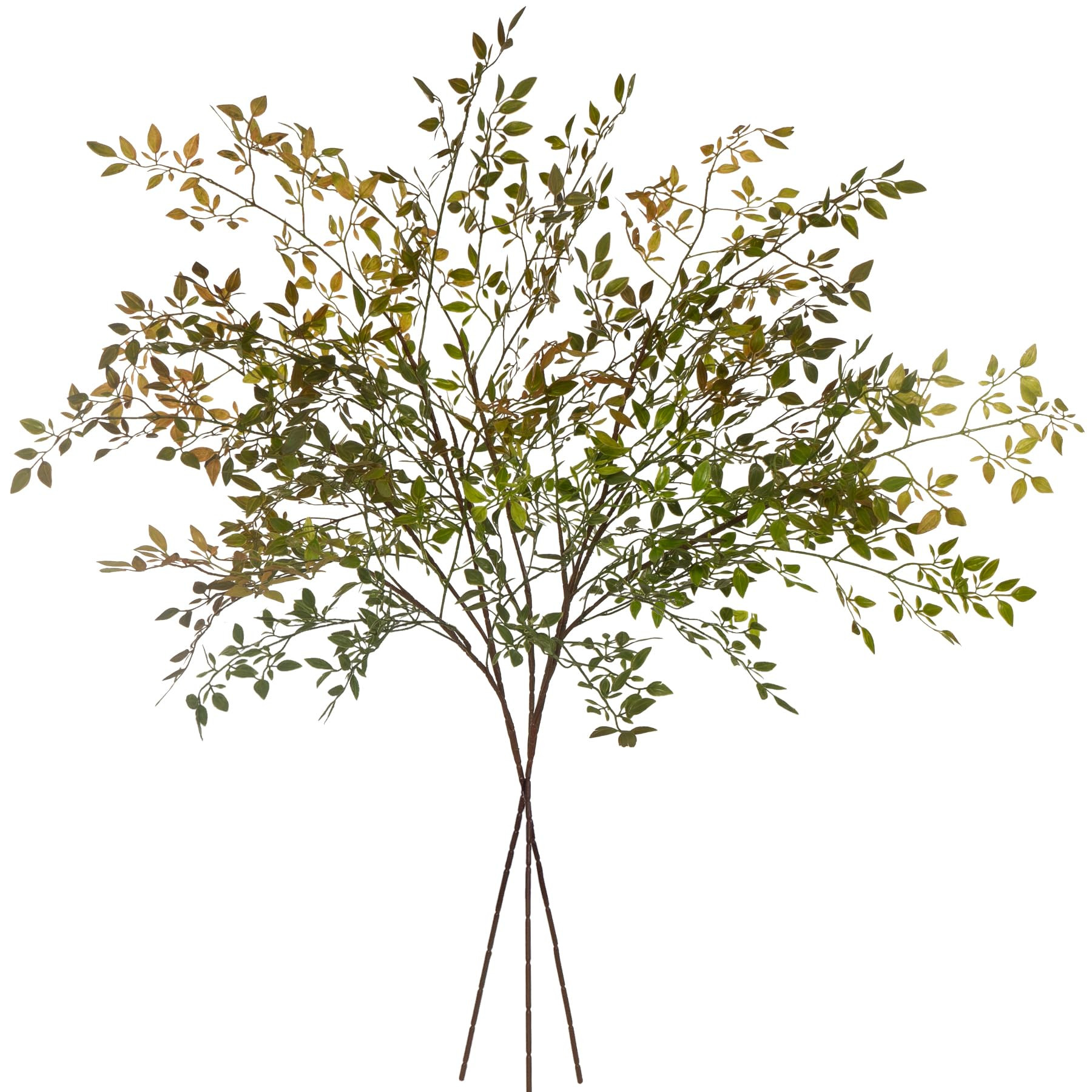 Artificial Greenery Stems, 43.3" Nandina Branches Tall Faux Plant Stems for Vase, Greenery Decor ... | Amazon (US)