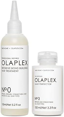 Amazon.com: Olaplex Hair Perfector No 3 Repairing Treatment, 3.3 Ounce + No.0 Intensive Bond Buil... | Amazon (US)