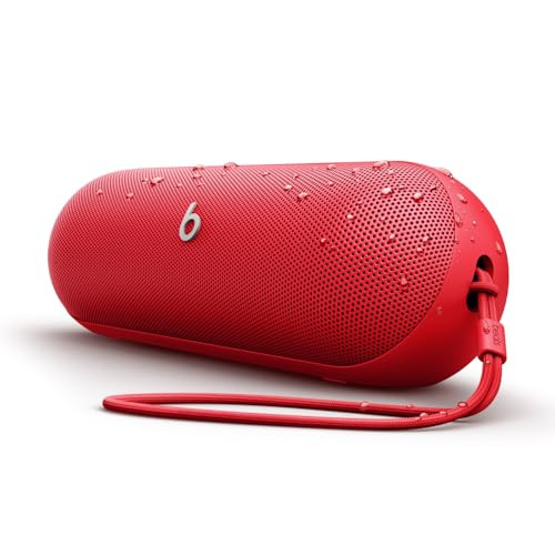 Beats Pill - Portable Bluetooth Speaker - Up to 24H Battery Life, Water Resistant, Bluetooth, Apple & Android Compatible, Seriously Loud Sound for Home, Outdoor and Travel – Statement Red | Amazon (US)